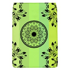 Green Grid Cute Flower Mandala Removable Flap Cover (s) by Magicworlddreamarts1