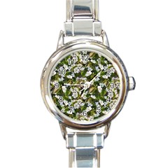 Blooming Garden Round Italian Charm Watch by SychEva