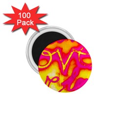 Pop Art Love Graffiti 1 75  Magnets (100 Pack)  by essentialimage365