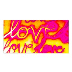 Pop Art Love Graffiti Satin Shawl by essentialimage365