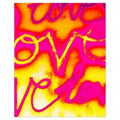 Pop Art Love Graffiti Drawstring Bag (small) by essentialimage365