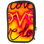  Graffiti Love Compact Camera Leather Case Front