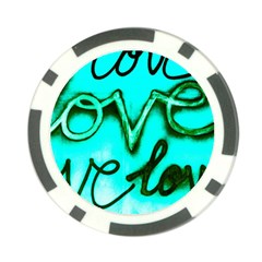  Graffiti Love Poker Chip Card Guard (10 pack)