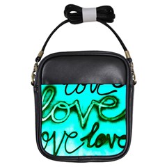  Graffiti Love Girls Sling Bag by essentialimage365