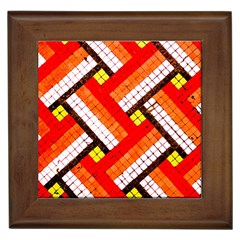 Pop Art Mosaic Framed Tile by essentialimage365