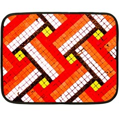 Pop Art Mosaic Double Sided Fleece Blanket (mini)  by essentialimage365