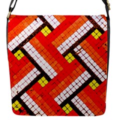 Pop Art Mosaic Flap Closure Messenger Bag (s) by essentialimage365