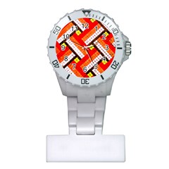 Pop Art Mosaic Plastic Nurses Watch by essentialimage365