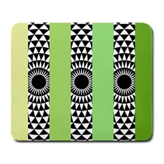  Green Check Pattern, Vertical Mandala Large Mousepads by Magicworlddreamarts1