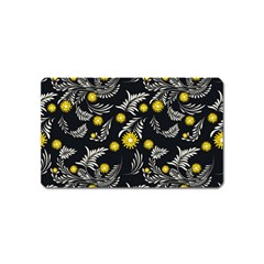 Folk Flowers Art Pattern Floral Abstract Surface Design  Seamless Pattern Magnet (name Card) by Eskimos