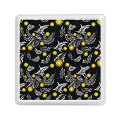 Folk Flowers Art Pattern Floral Abstract Surface Design  Seamless Pattern Memory Card Reader (square) by Eskimos