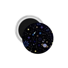 Starry Night  Space Constellations  Stars  Galaxy  Universe Graphic  Illustration 1 75  Magnets by Nexatart