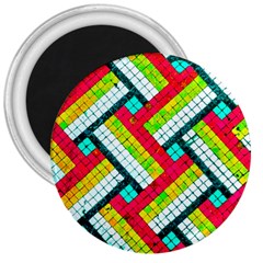 Pop Art Mosaic 3  Magnets by essentialimage365