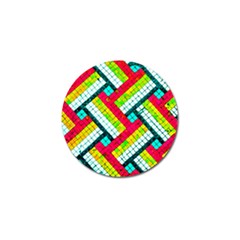 Pop Art Mosaic Golf Ball Marker (4 Pack) by essentialimage365