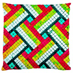 Pop Art Mosaic Large Cushion Case (two Sides) by essentialimage365