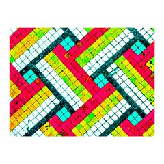 Pop Art Mosaic Double Sided Flano Blanket (mini)  by essentialimage365