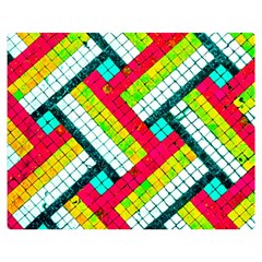 Pop Art Mosaic Double Sided Flano Blanket (medium)  by essentialimage365