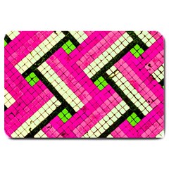 Pop Art Mosaic Large Doormat  by essentialimage365