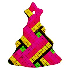 Pop Art Mosaic Ornament (Christmas Tree) 