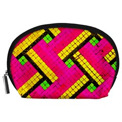 Pop Art Mosaic Accessory Pouch (large) by essentialimage365