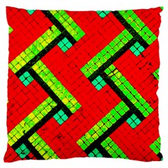 Pop Art Mosaic Large Cushion Case (two Sides) by essentialimage365