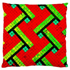 Pop Art Mosaic Standard Flano Cushion Case (one Side) by essentialimage365