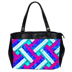 Pop Art Mosaic Oversize Office Handbag (2 Sides) by essentialimage365