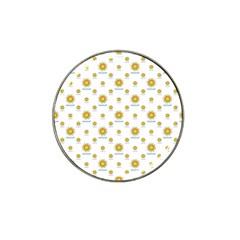 Uruguay Symbol Motif Pattern Hat Clip Ball Marker by dflcprintsclothing