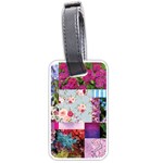 Pink Purple Aesthetic Luggage Tag (one side) Front