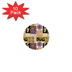 Yellow Aesthetics 1  Mini Buttons (10 Pack)  by designsbymallika