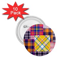 Checks Pattern 1 75  Buttons (10 Pack) by designsbymallika