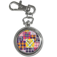 Checks Pattern Key Chain Watches by designsbymallika