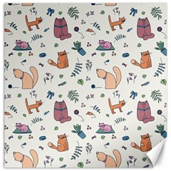 Funny Cats Canvas 20  X 20  by SychEva