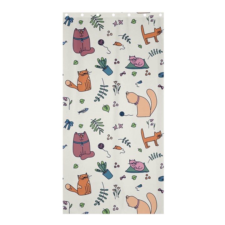 Funny Cats Shower Curtain 36  x 72  (Stall) 