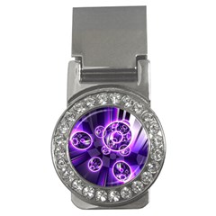 Fractal Illusion Money Clips (cz)  by Sparkle