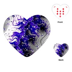 Fractal Lava Playing Cards Single Design (heart) by Sparkle