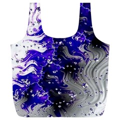 Fractal Lava Full Print Recycle Bag (xl) by Sparkle