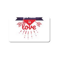 All You Need Is Love Magnet (name Card)