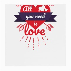 All You Need Is Love Medium Glasses Cloth