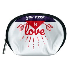 All You Need Is Love Accessory Pouch (medium) by DinzDas