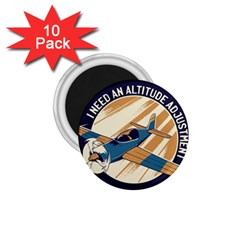 Airplane - I Need Altitude Adjustement 1 75  Magnets (10 Pack)  by DinzDas