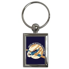 Airplane - I Need Altitude Adjustement Key Chain (rectangle) by DinzDas