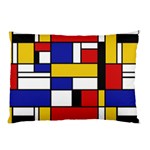 Stripes And Colors Textile Pattern Retro Pillow Case 26.62 x18.9  Pillow Case