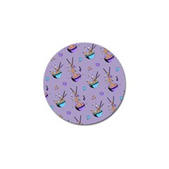 Japanese Ramen Sushi Noodles Rice Bowl Food Pattern Golf Ball Marker (10 Pack) by DinzDas