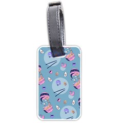 Japanese Ramen Sushi Noodles Rice Bowl Food Pattern 2 Luggage Tag (one Side) by DinzDas
