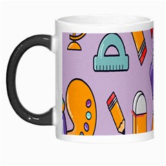 Back To School And Schools Out Kids Pattern Morph Mugs by DinzDas