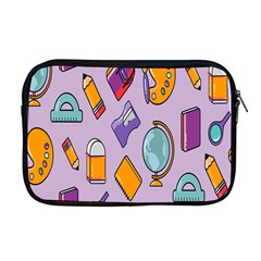 Back To School And Schools Out Kids Pattern Apple Macbook Pro 17  Zipper Case by DinzDas