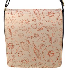 Thanksgiving Flowers And Gifts Pattern Flap Closure Messenger Bag (s)