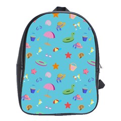 Summer  Beach  The Sun School Bag (large) by SychEva