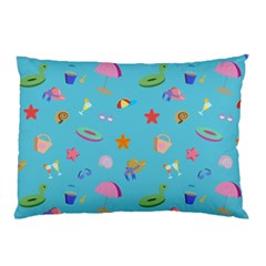Summer  Beach  The Sun Pillow Case (two Sides) by SychEva
